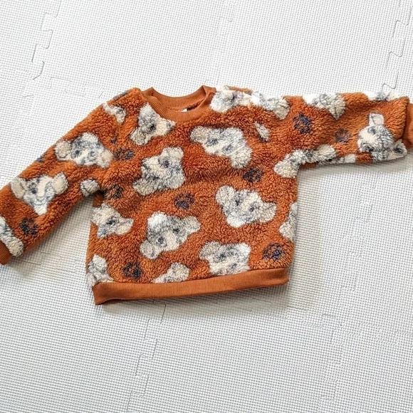 Disney Lion King Infant 18M Sherpa Sweater With Simba - Picture 2 of 5